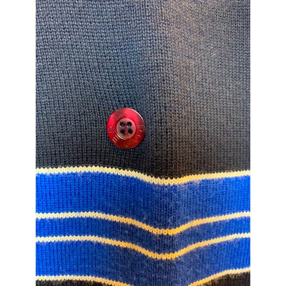 80s RODIER Dark Blue Knit Skirt Suit | Oversized Blazer Cardigan & Pencil Skirt - Picture 8 of 10